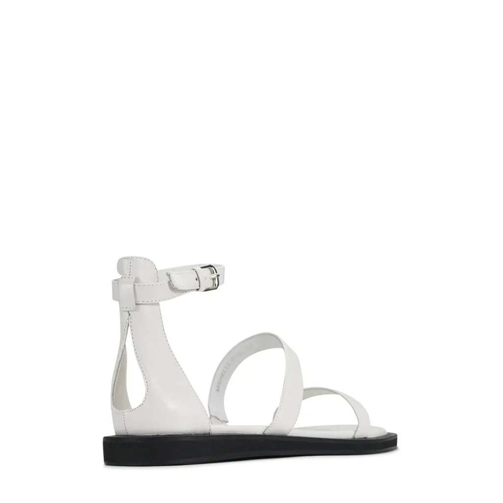 Mishelle Leather Ankle Strap Sandals