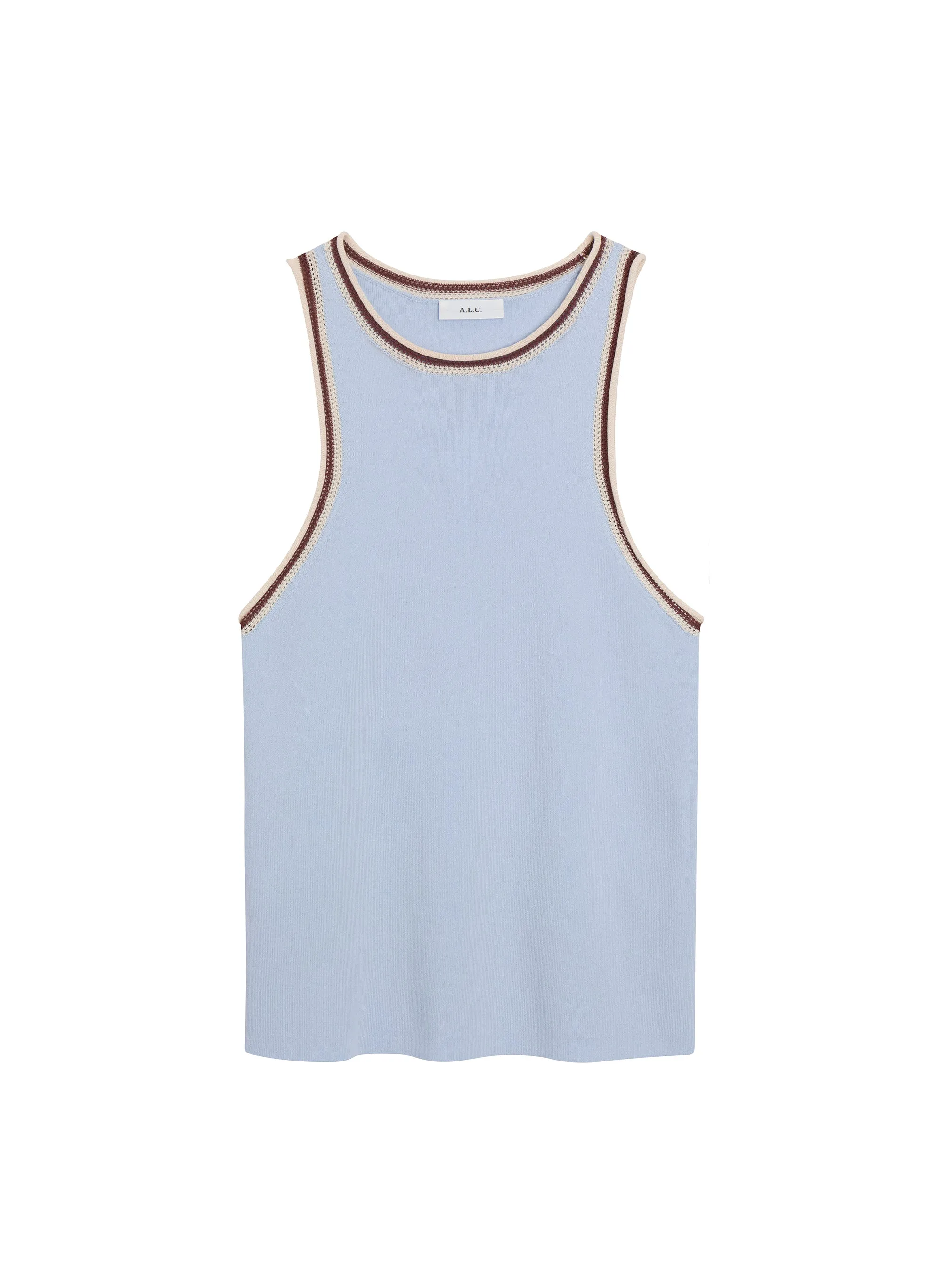 Nelly Contrast Trim Knit Tank