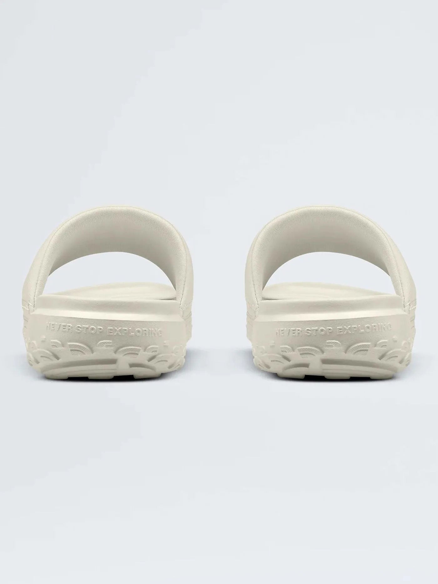 Never Stop Cush Slide White Dune/White Dune Sandals