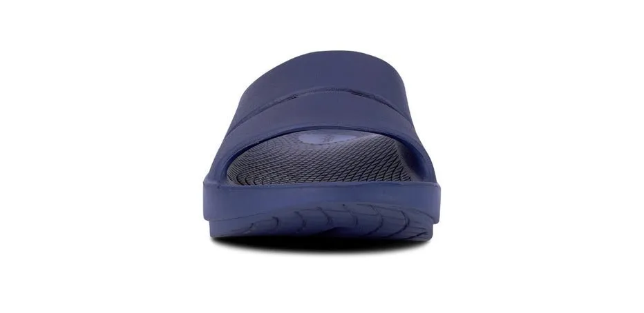 Oofos Ooahh Recovery Slide Sandal - Navy