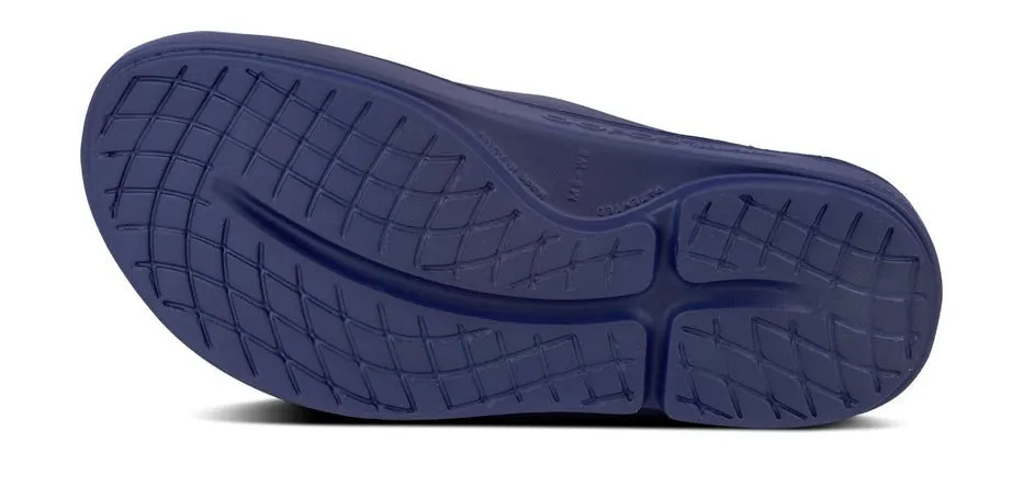 Oofos Ooahh Recovery Slide Sandal - Navy