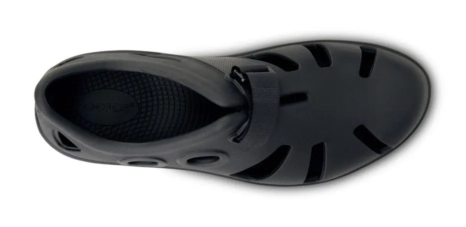 Oofos Oocandoo Active Recovery Sandal - Black