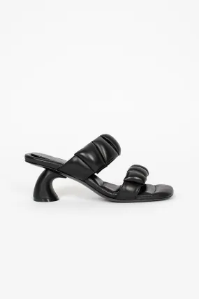 Padded Healed Sandals Black