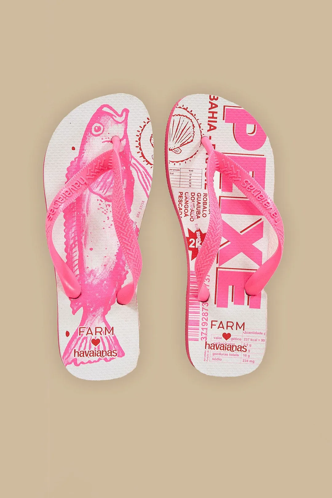 Pink Peixe Havaianas Sandals