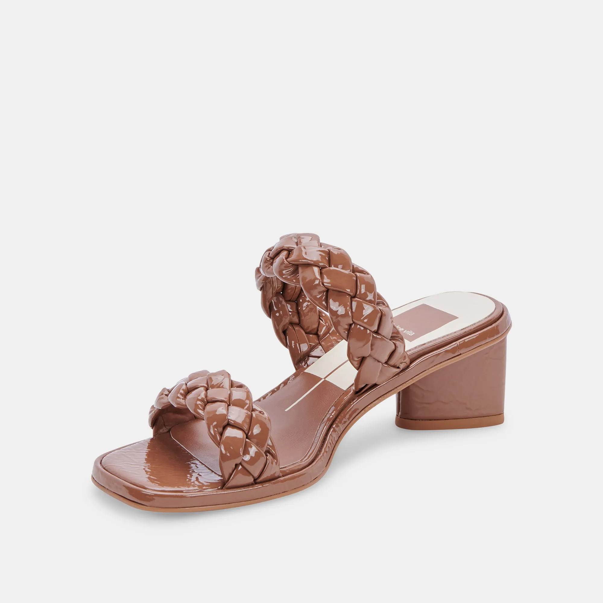 RONIN SANDALS TAUPE PATENT STELLA