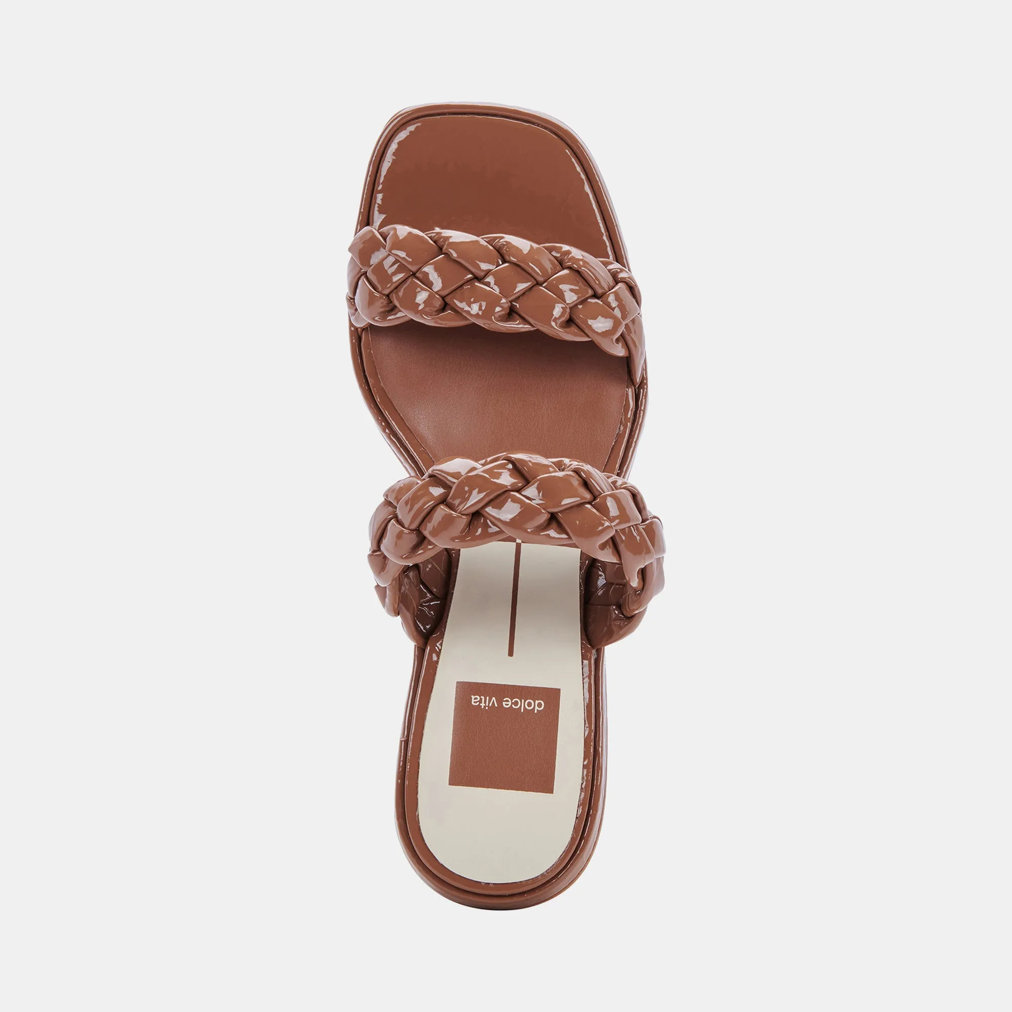 RONIN SANDALS TAUPE PATENT STELLA