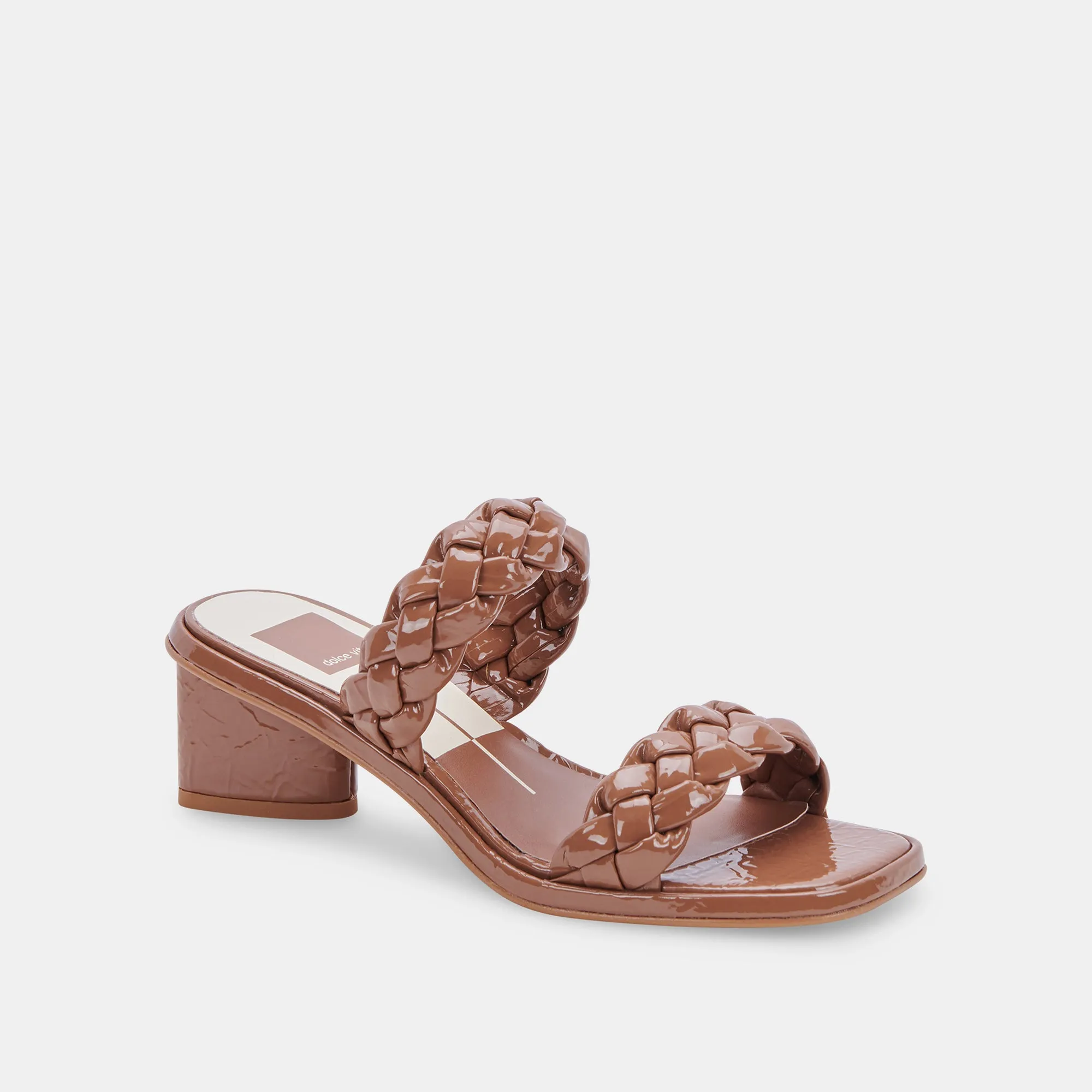 RONIN SANDALS TAUPE PATENT STELLA