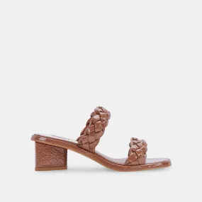 RONIN SANDALS TAUPE PATENT STELLA