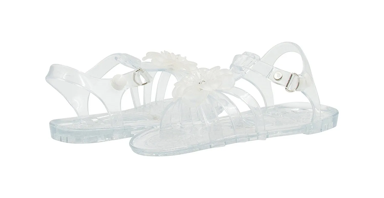 Sara Z Flower Jelly Sandals