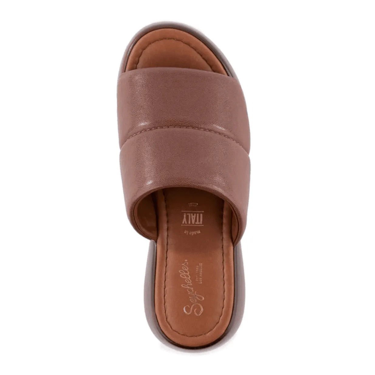 Seychelles Sorry About It Slip-On Platform Sandals - Brown