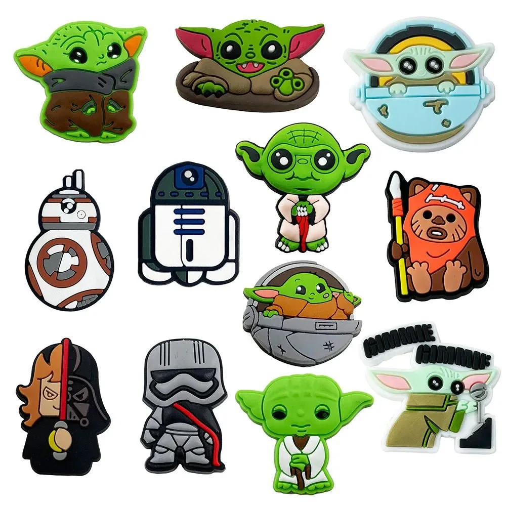 Star Wars Yoda Shoe Charm for Shoes Sandals Accessories