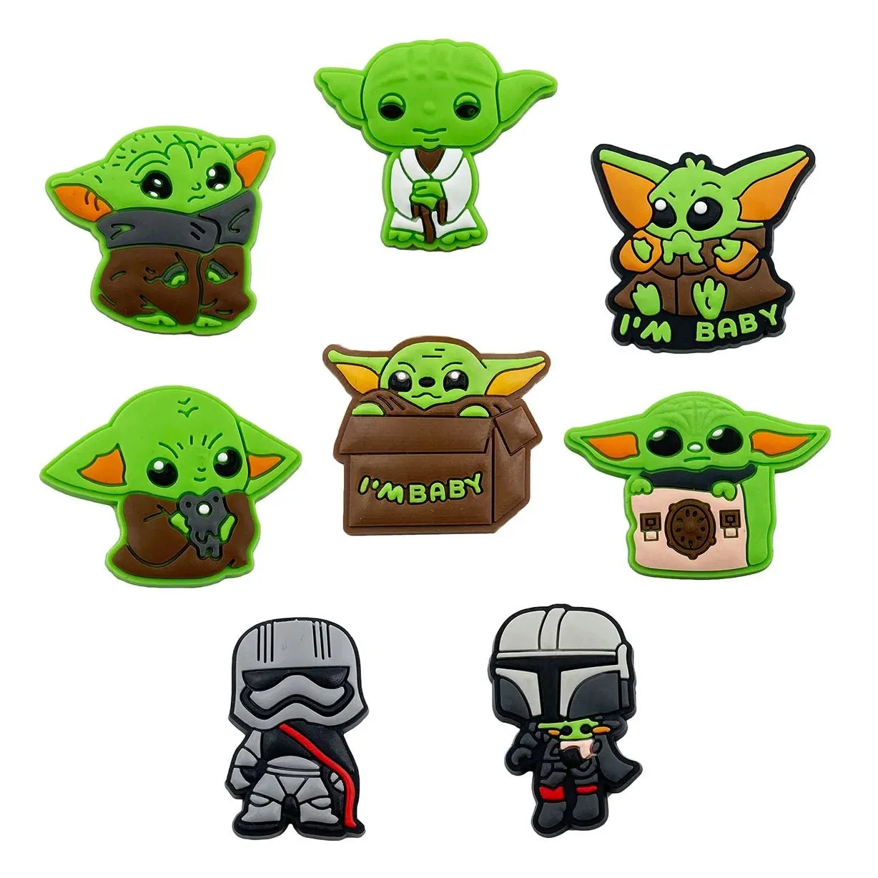 Star Wars Yoda Shoe Charm for Shoes Sandals Accessories