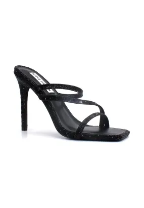 STEVE MADDEN Annual Ciabatta Tacco Donna Black ANNU01S1