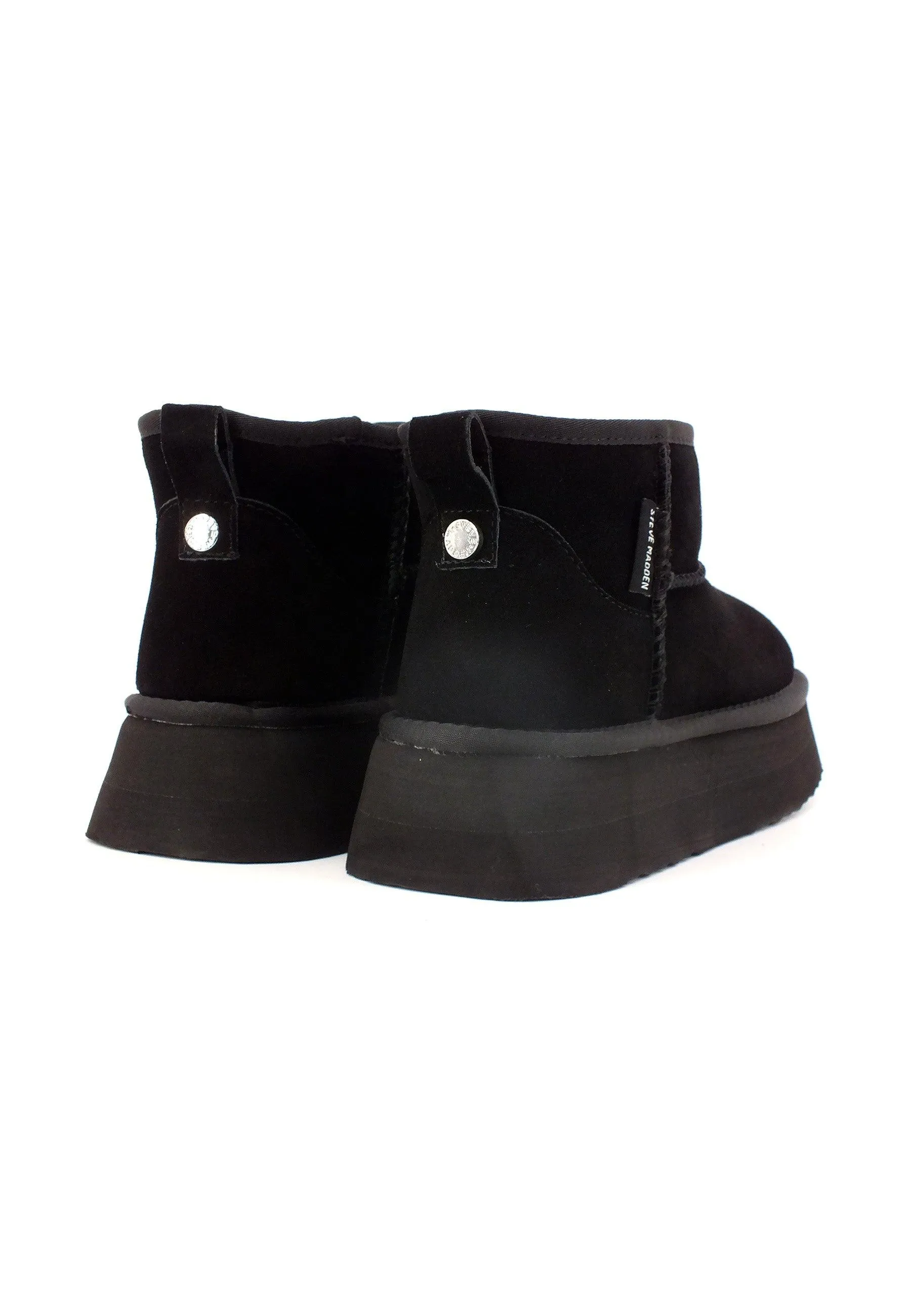 STEVE MADDEN Campfire Stivaletto Pelo Donna Black CAMP09S1