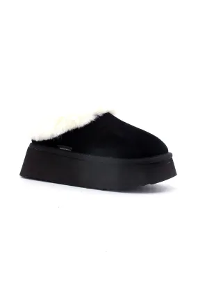 STEVE MADDEN Chaplin Ciabatta Pelo Donna Black CHAP02S1