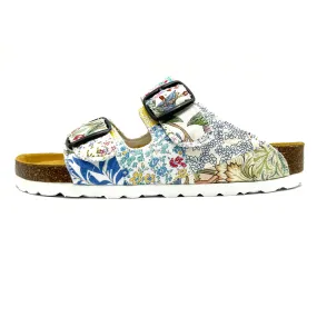 Thora 2-Buckle Sandals | Patchwork Blossom 02 EU38/US8