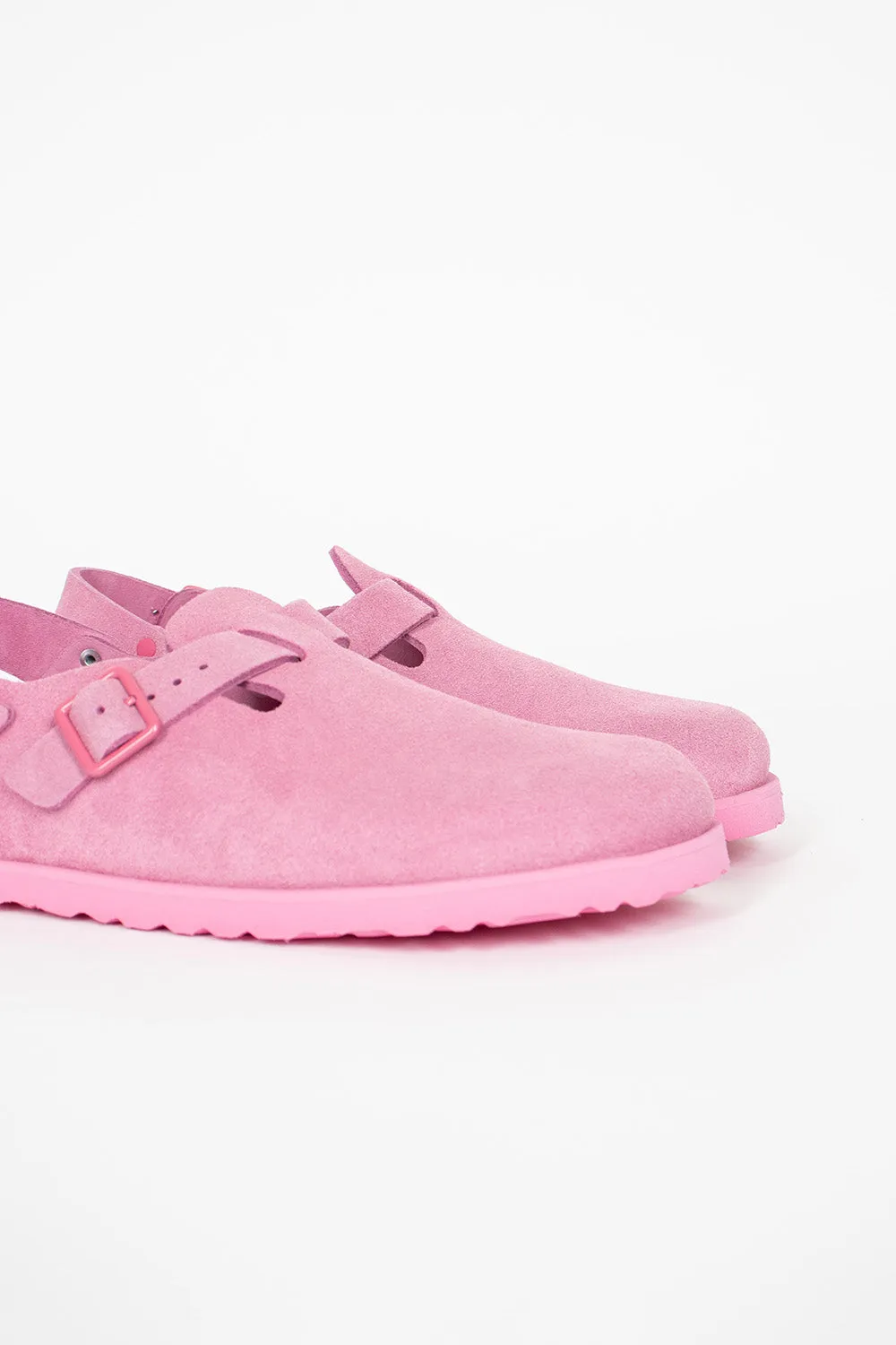 Tokio Suede Clog Azalea