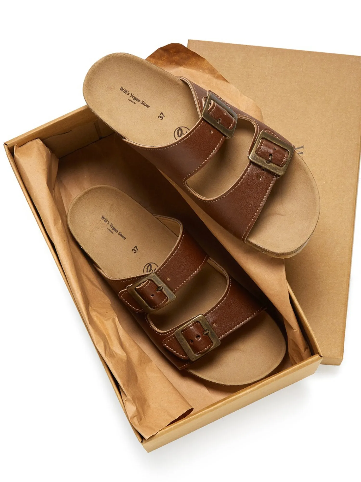 Two Strap Footbed Sandals