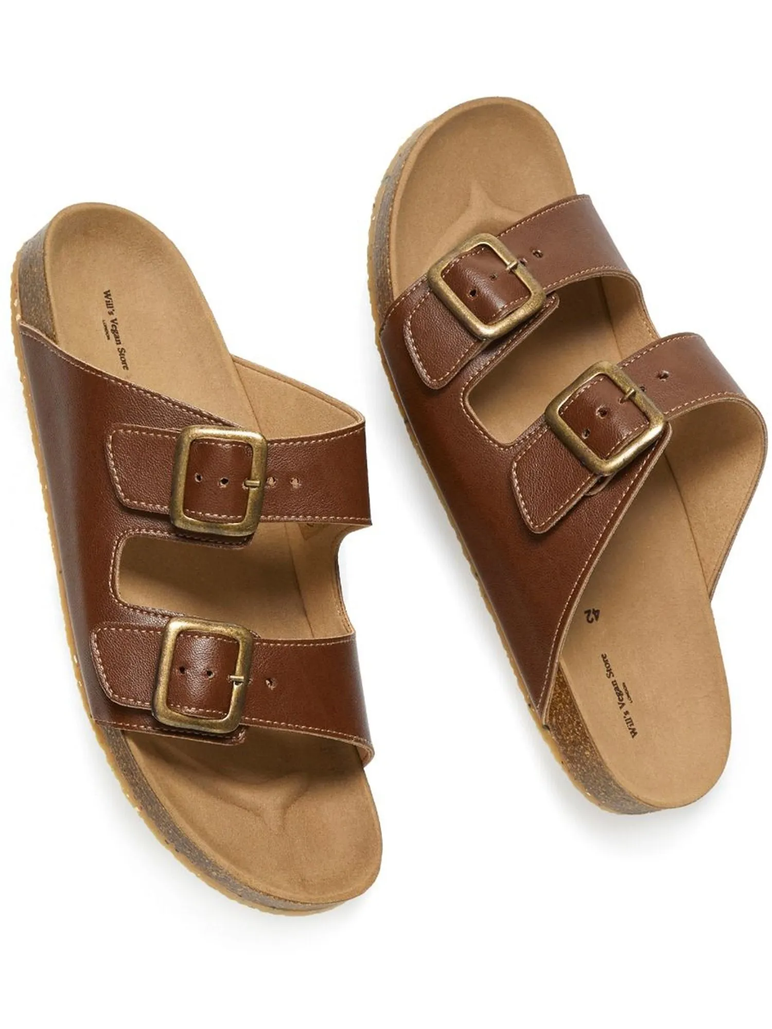 Two Strap Footbed Sandals