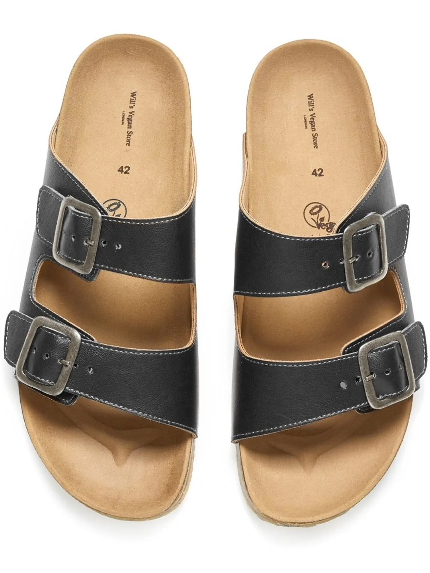 Two Strap Footbed Sandals