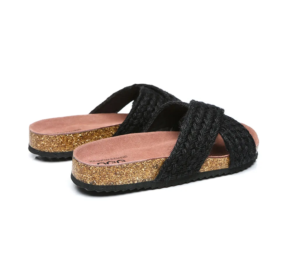 UGG Australian Shepherd Women Sandals Espadrilles Flat Slide Milo