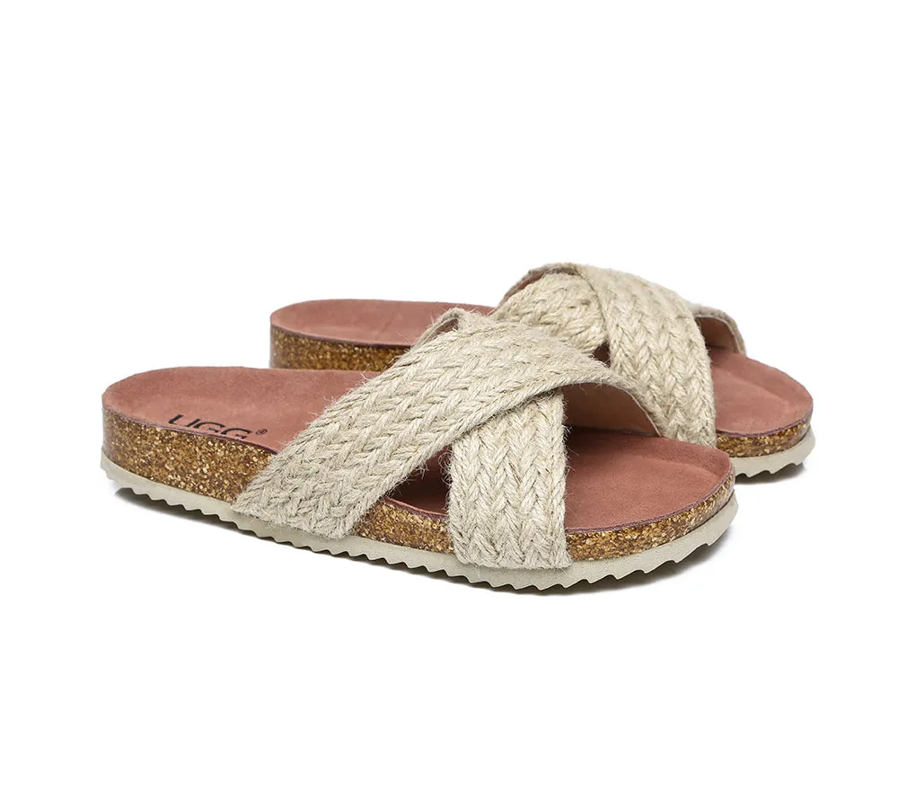 UGG Australian Shepherd Women Sandals Espadrilles Flat Slide Milo