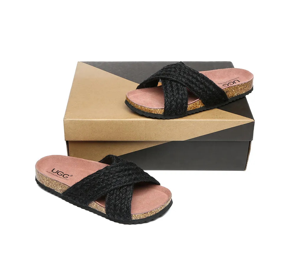 UGG Australian Shepherd Women Sandals Espadrilles Flat Slide Milo