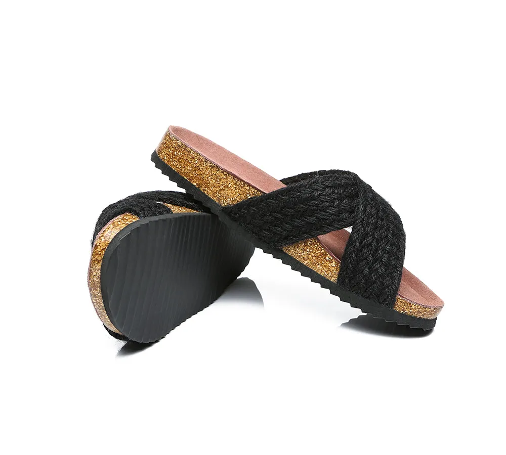 UGG Australian Shepherd Women Sandals Espadrilles Flat Slide Milo