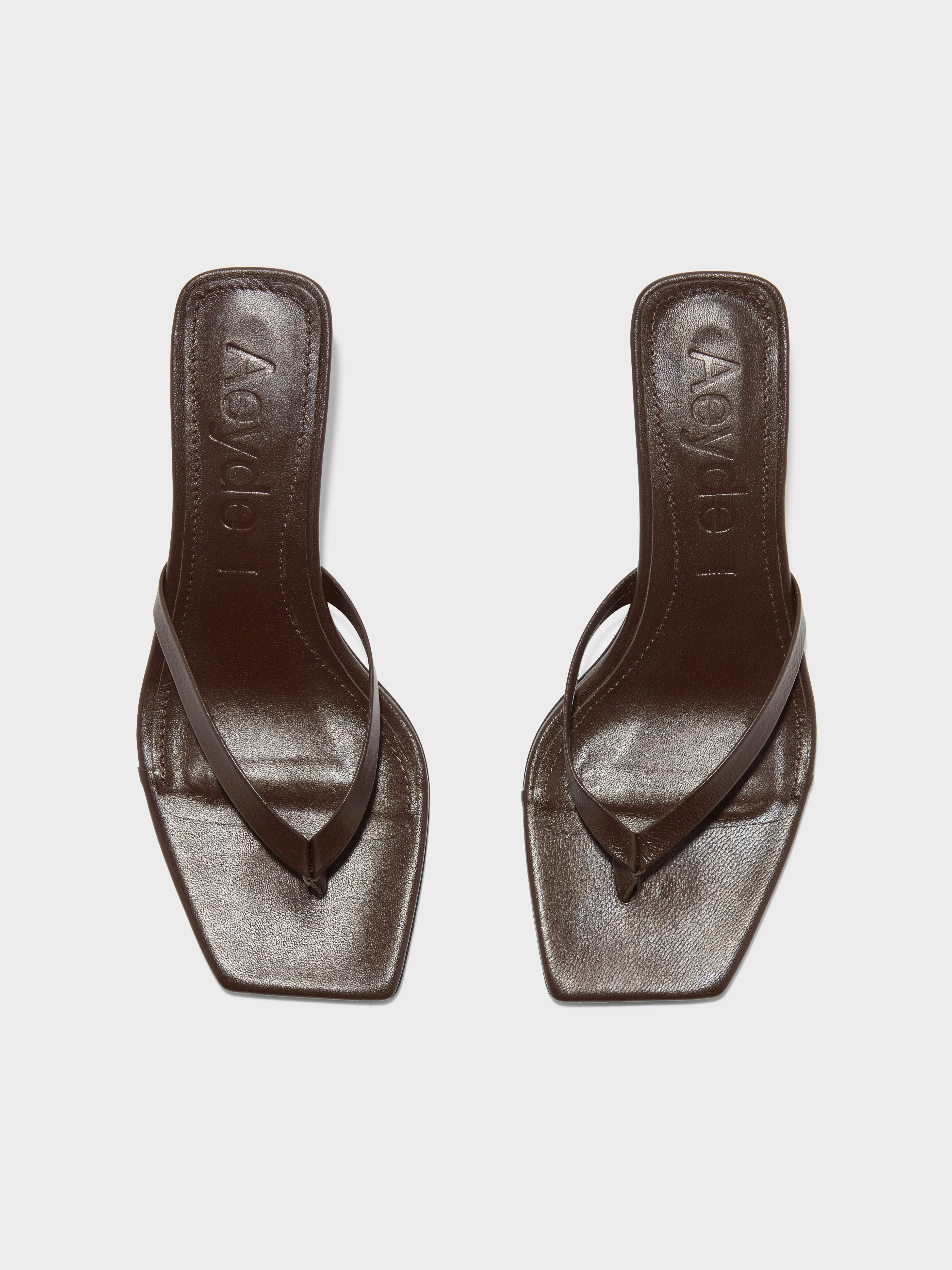 Wilma Leather Toe-Post Sandals