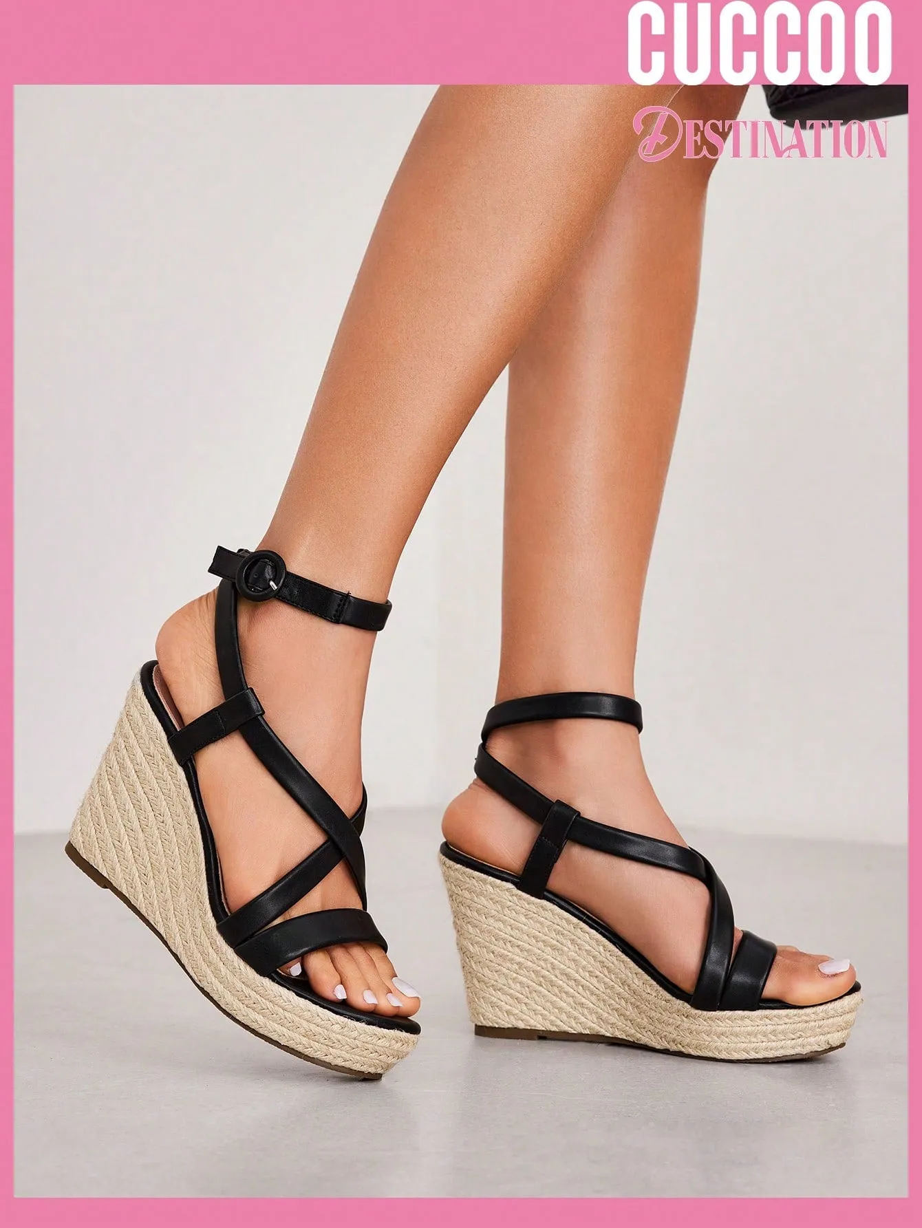 Woman Shoes Fashion Wedge High Heel Sandals For Spring And Summer