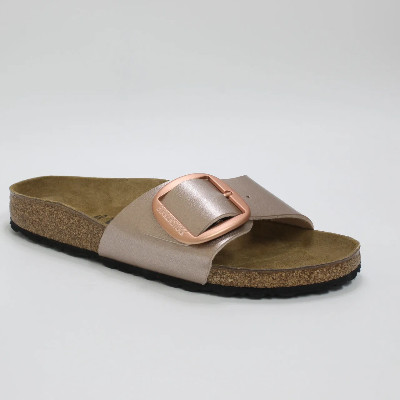 Womens Birkenstock Madrid Big Buckle Metallic Copper