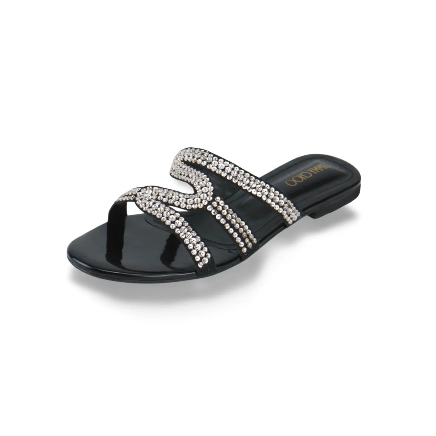 Women's Dress Sandals with Crystal Embellishments