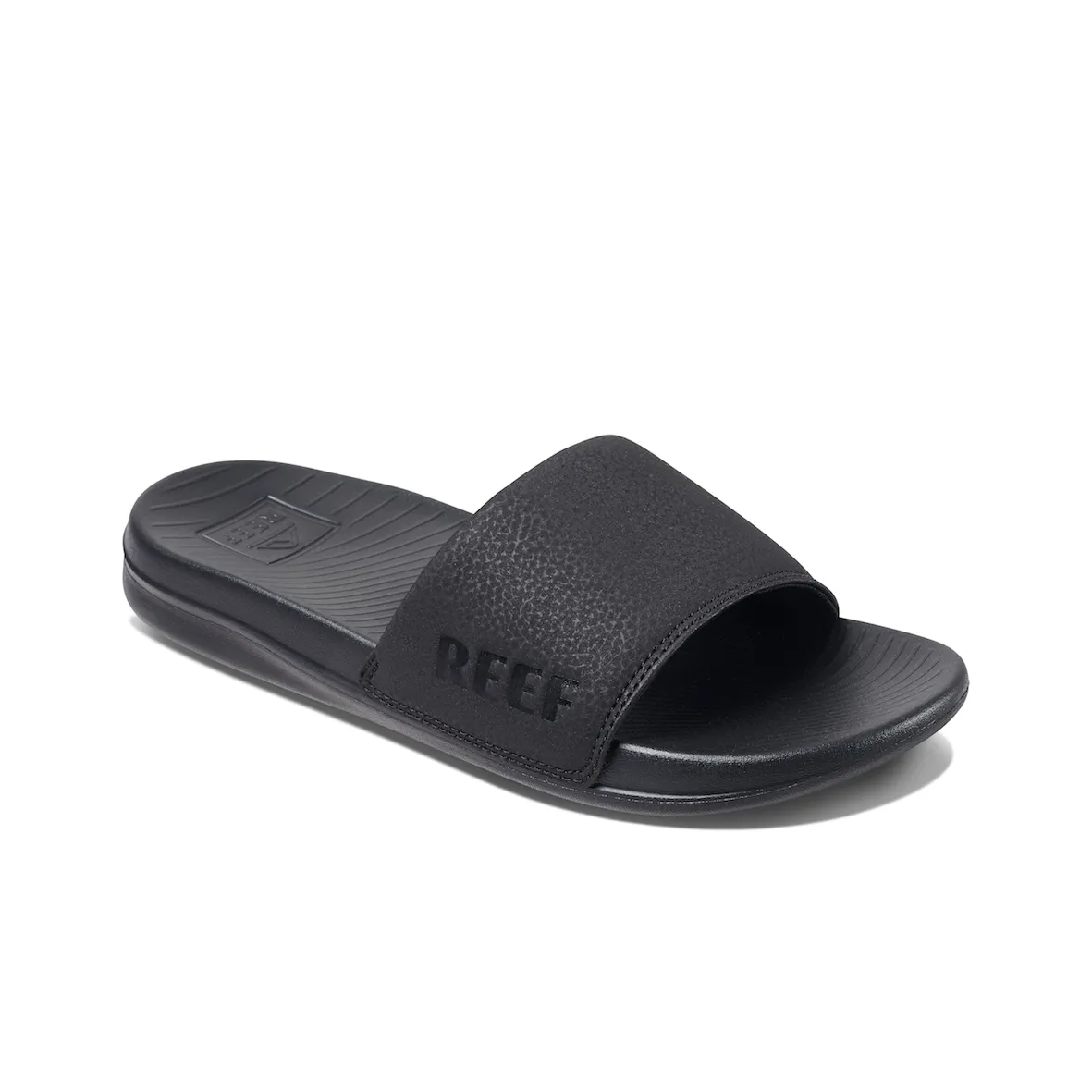 Womens Reef One Slide-Black