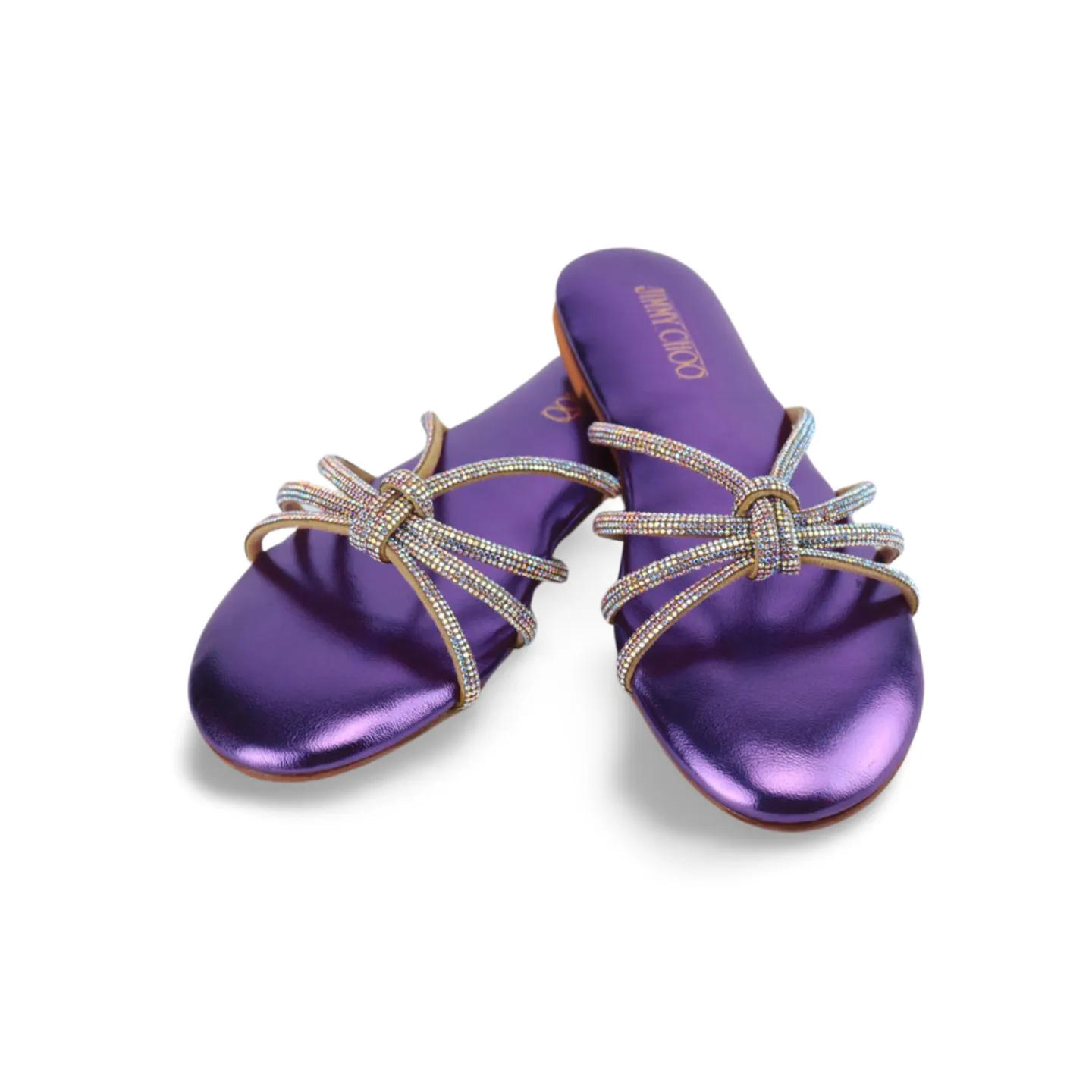 Women's Sandals with Rhinestones and Bows